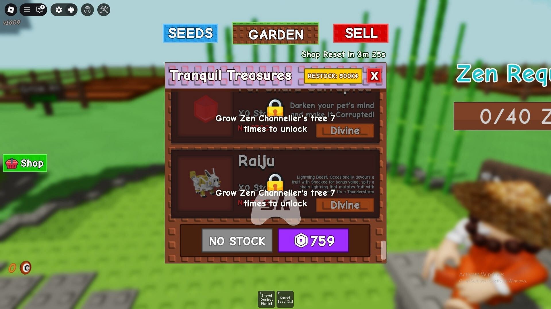 The Tranquil Treasures Zen Shop (Image via Sportskeeda Gaming || Roblox)